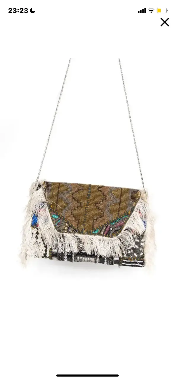 Carteras bohemias bordadas a mano con diseño étnico - 3