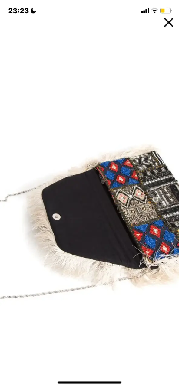 Carteras bohemias bordadas a mano con diseño étnico - 4