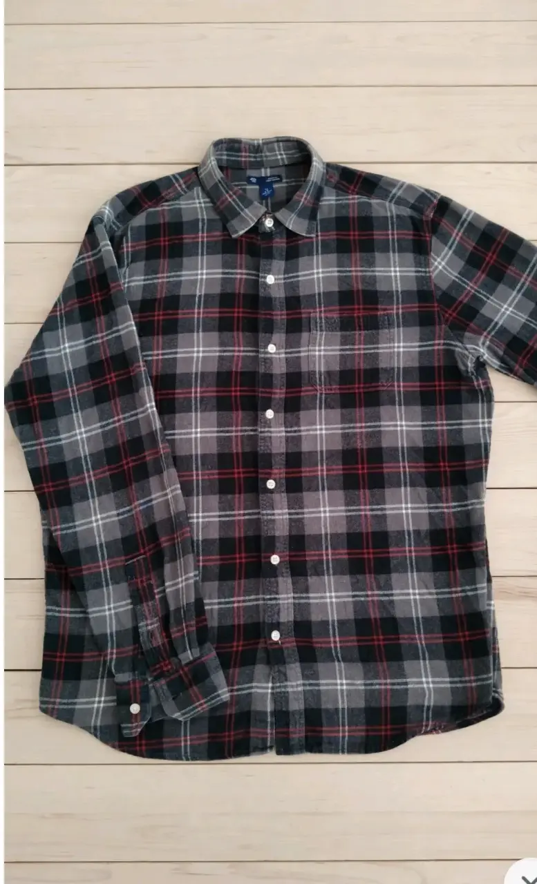 Camisa de franela a cuadros Gap para hombre - 2