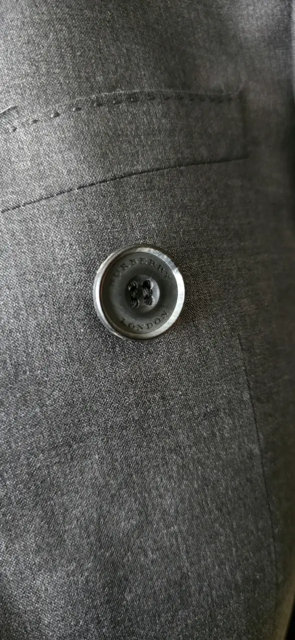 Blazer gris burberry para hombre - 2