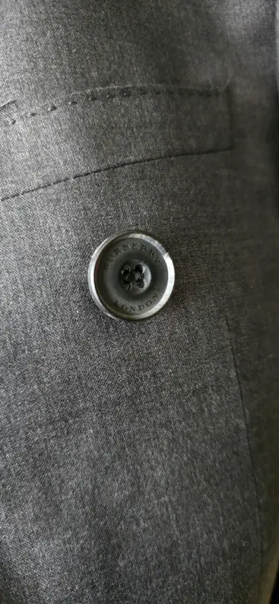 Blazer gris burberry para hombre - miniatura 2