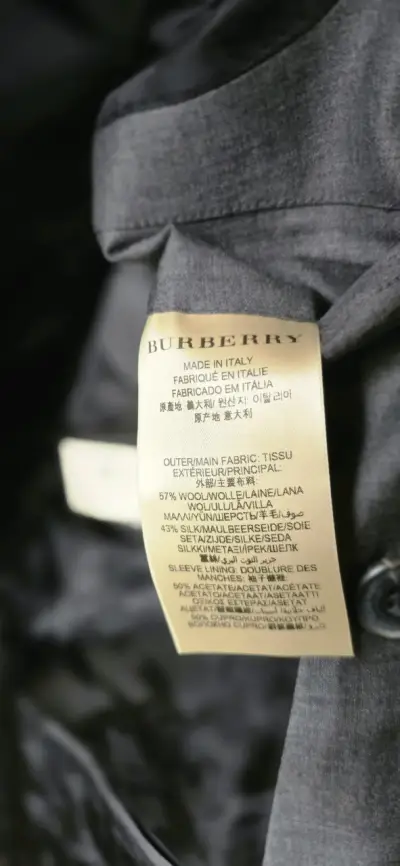 Blazer gris burberry para hombre - miniatura 6