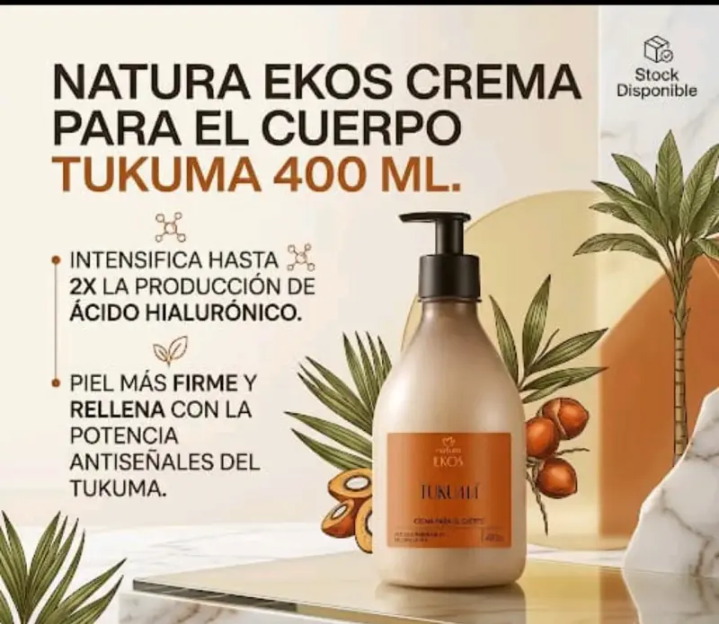 Crema Corporal Natura Ekos Tukuma 400 ml