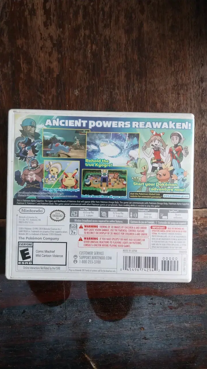 Juego Pokémon Alpha Sapphire para Nintendo 3DS - 3