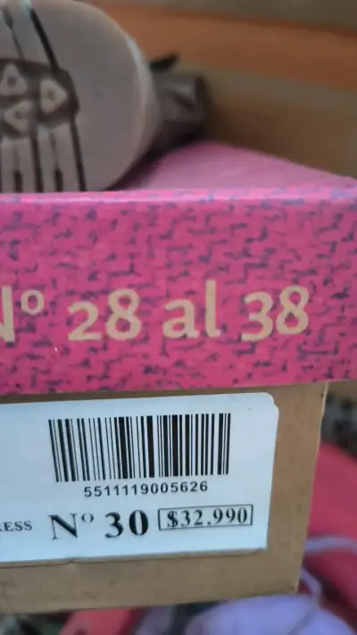 Botas de cuero marrón con hebilla número 30 - miniatura 2