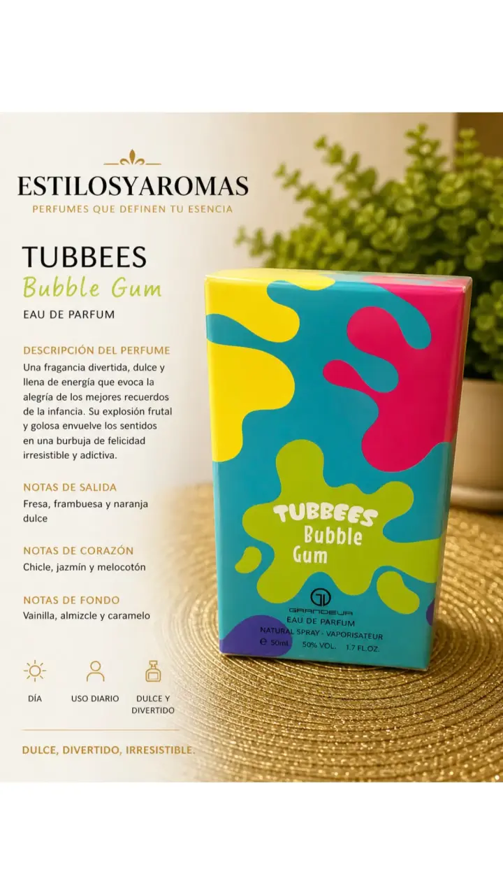 Perfume Tubbees Bubble Gum 50ml