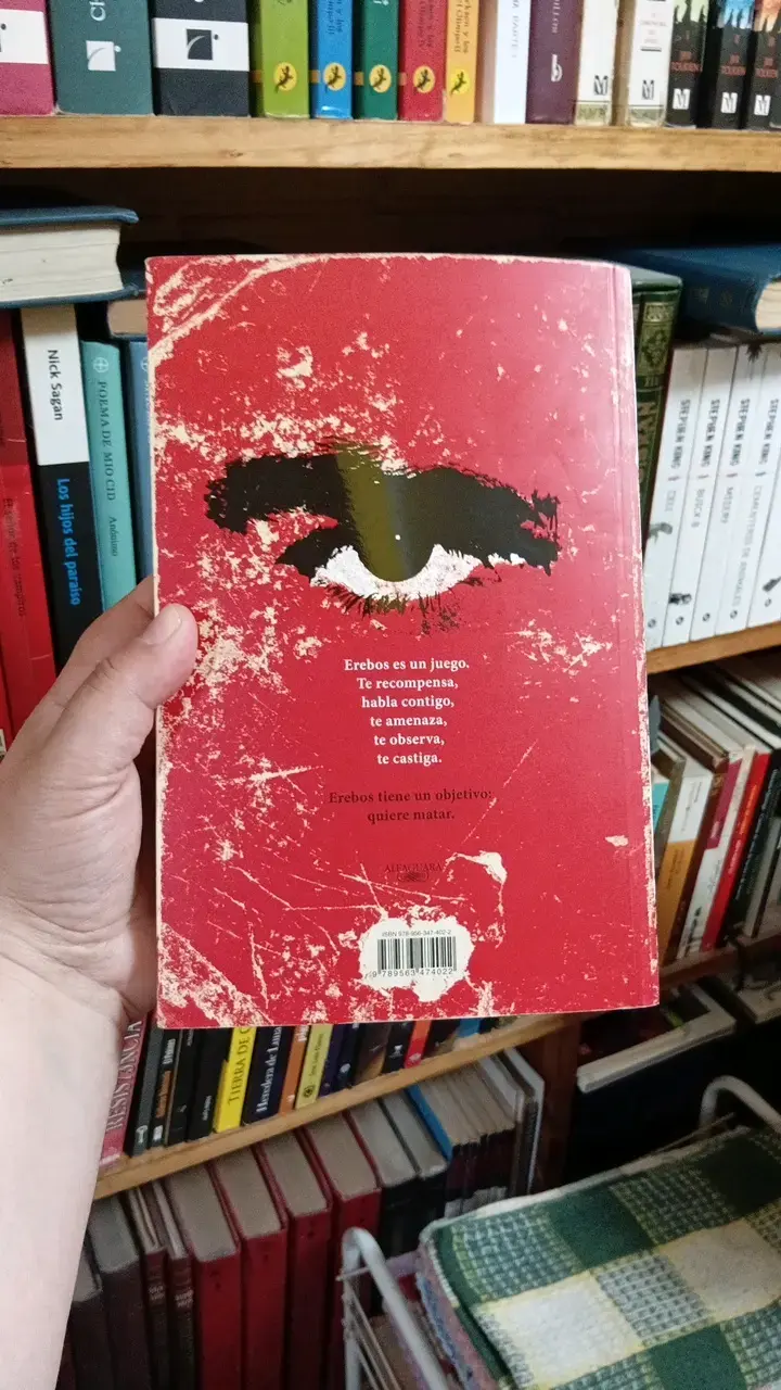 Libro Erebos de U. Poznanski en buen estado - 2