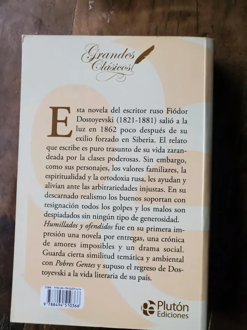 'Humillados y Ofendidos' de Fiódor Dostoyevsk - 2