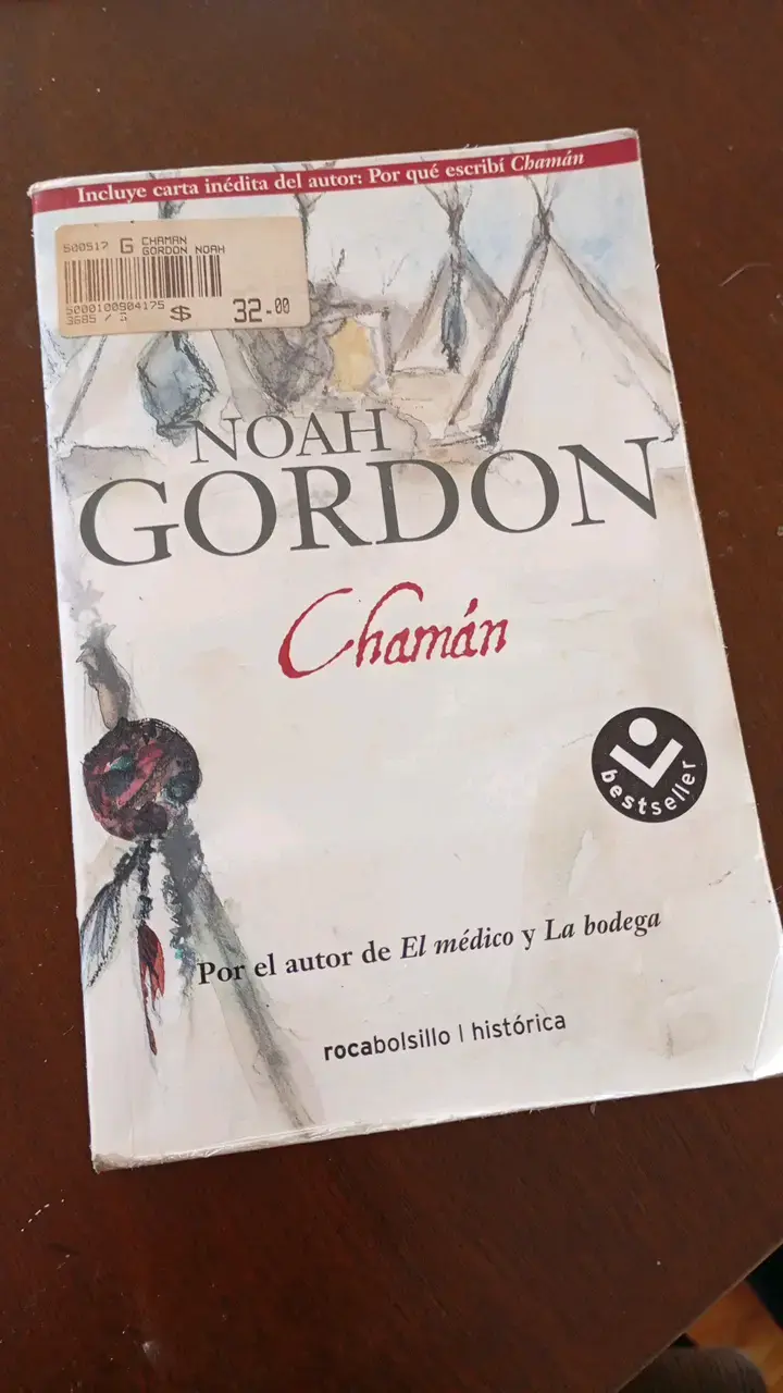 Libro 'Chamán' de Noah Gordon en buen estado