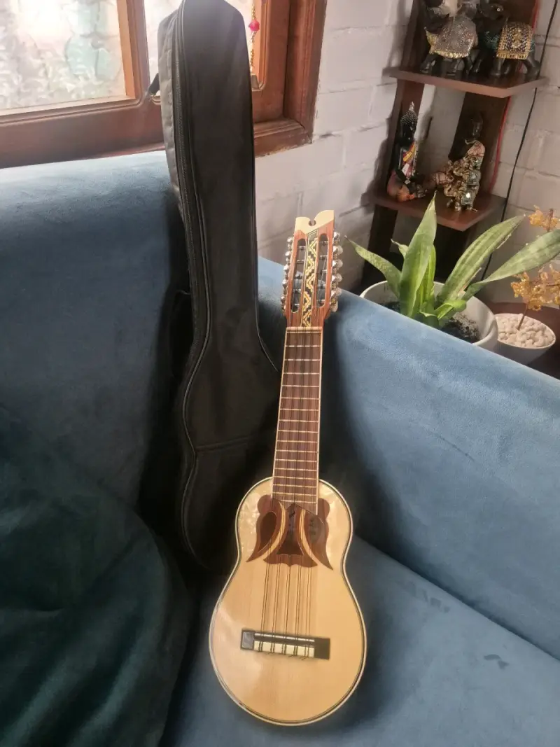 Charango de madera con funda incluida - 4