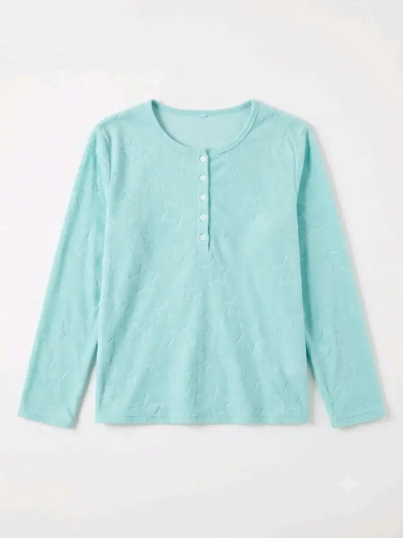 Camisa de pijama estrellada