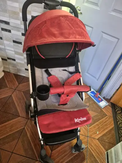 Coche de bebé plegable Kinlee rojo - miniatura 5