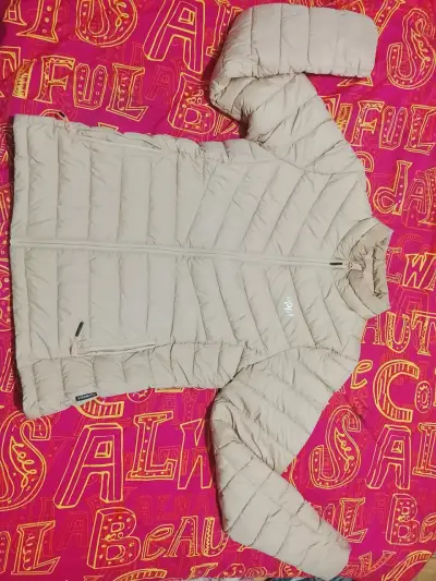 Chaqueta acolchada beige Lippi para mujer - miniatura 1