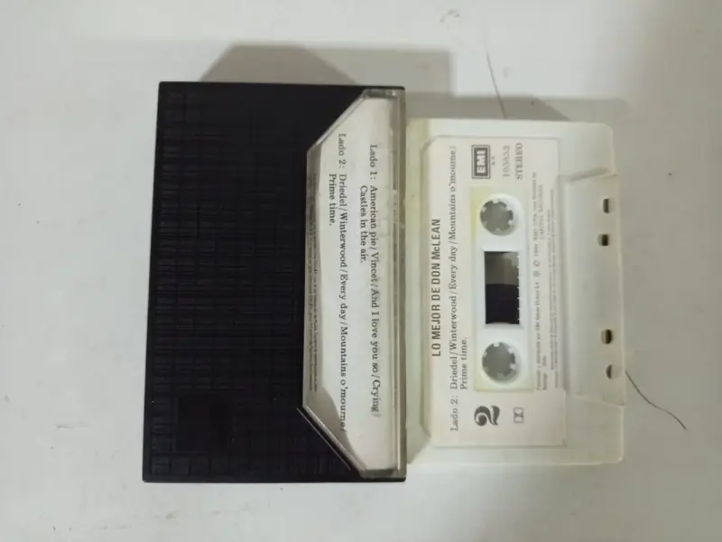 Cassette Lo Mejor de Don McLean EMI - 2