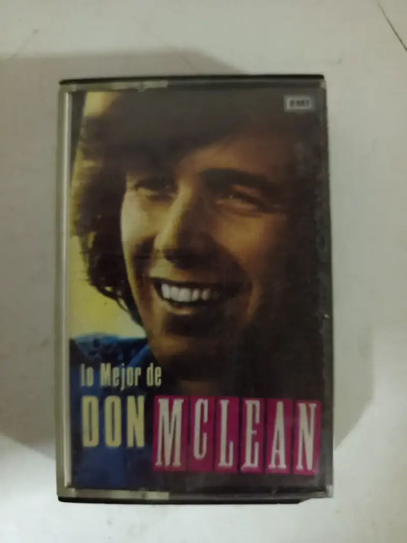 Cassette Lo Mejor de Don McLean EMI - 3