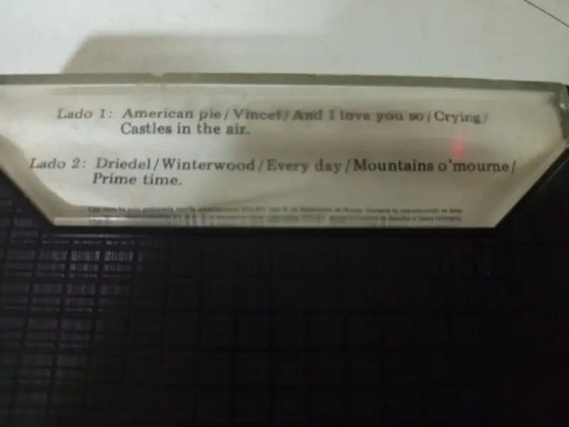 Cassette Lo Mejor de Don McLean EMI - 4