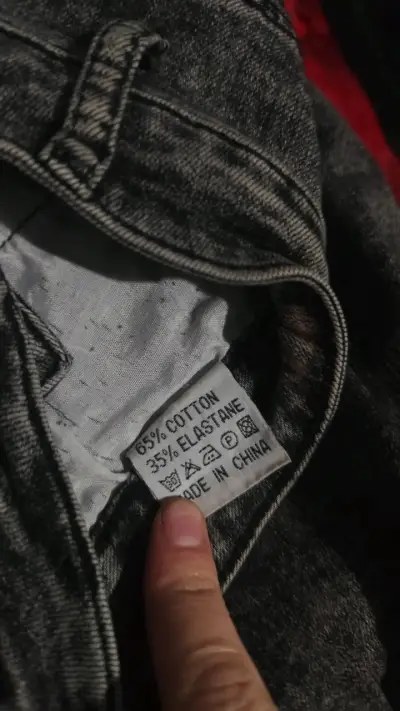 Jeans gris jaspeado para mujer talla 46 - miniatura 3