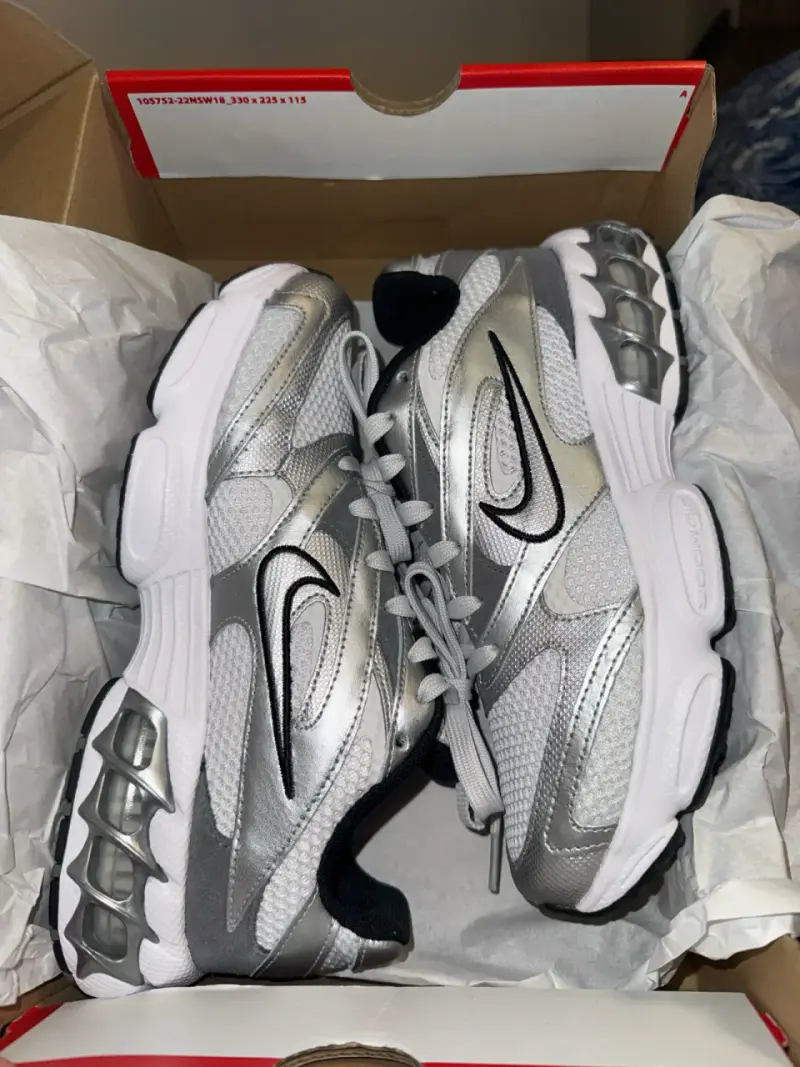 Zapatillas deportivas Nike Zoom Air Fire plateadas - 1