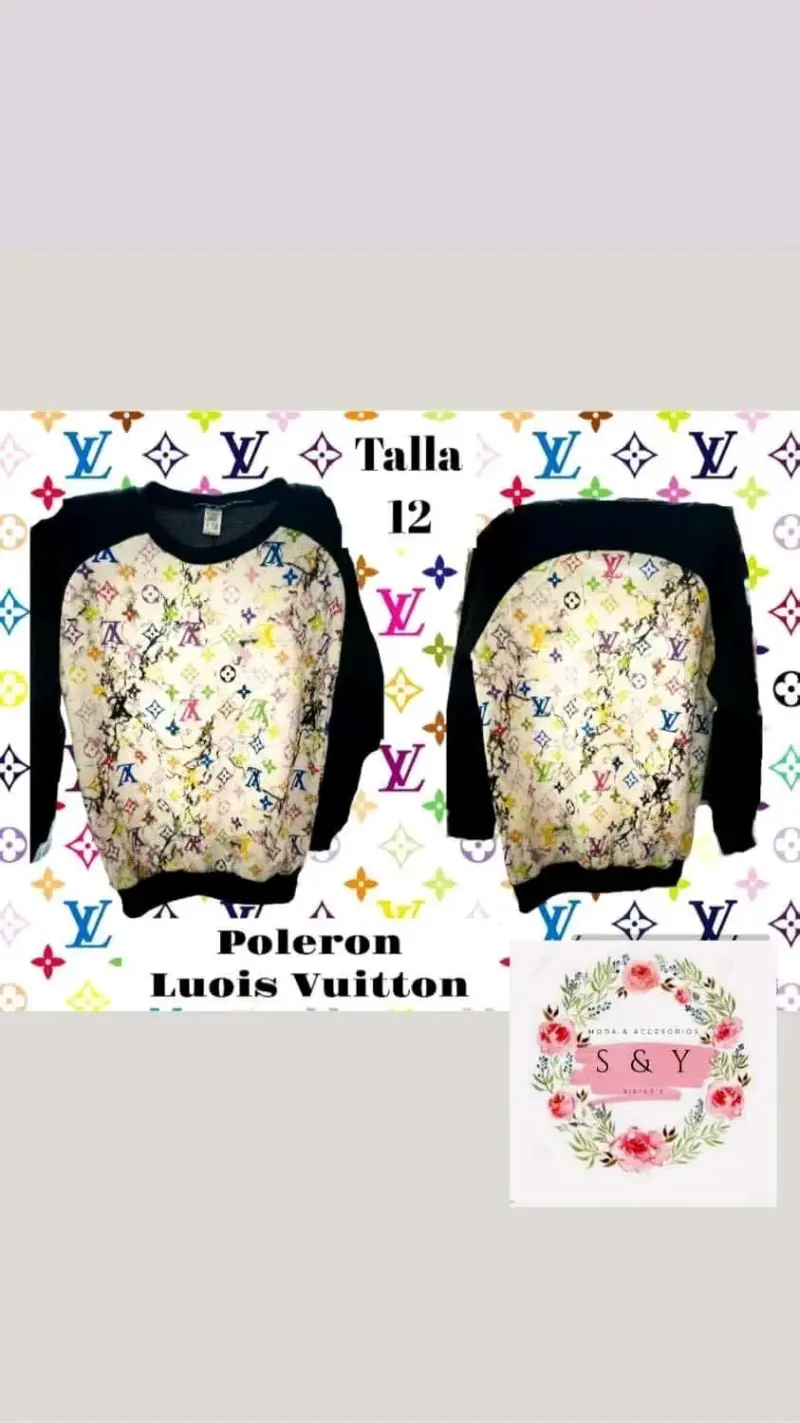 Polerón infantil estampado Versace talla 10 - 2