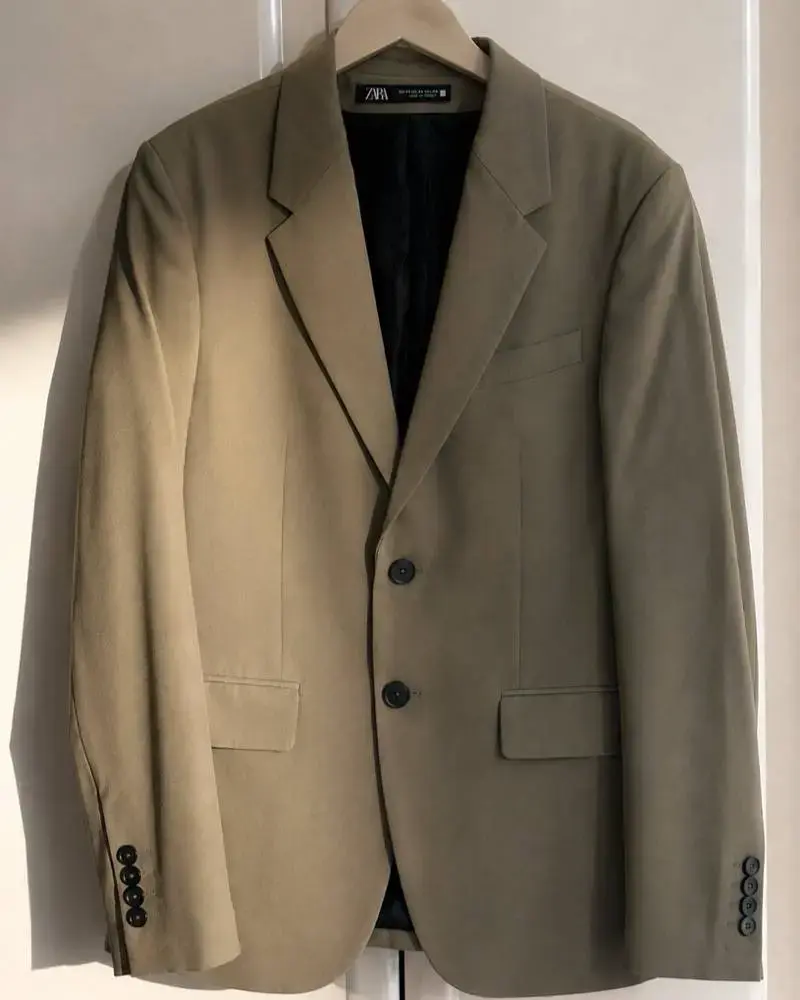 Traje Zara Verde Olivo - 2