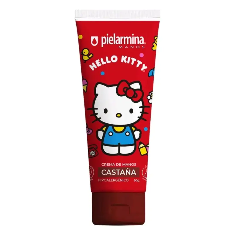 Crema de Manos Pielarmina Hello Kitty Castaña 50g