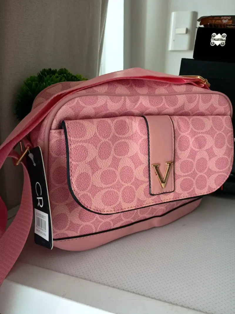 Bolso bandolera con diseño de círculos - 2