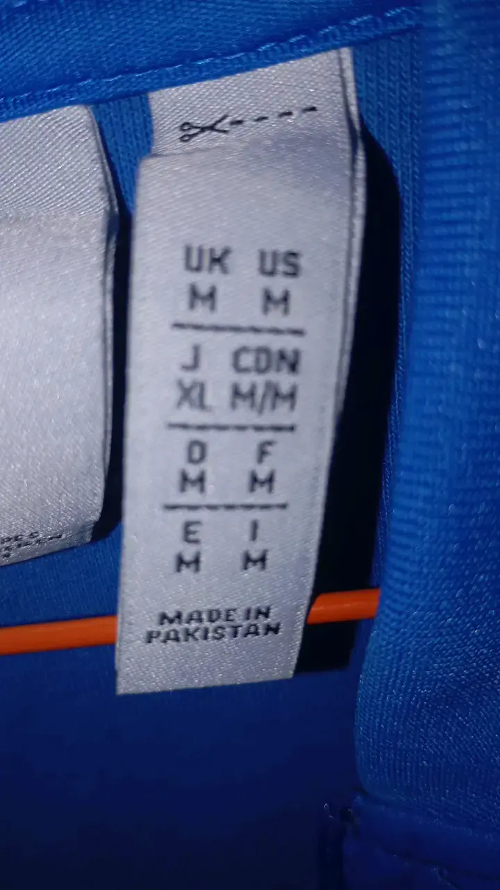 Chaqueta deportiva azul Adidas con cierre - 4
