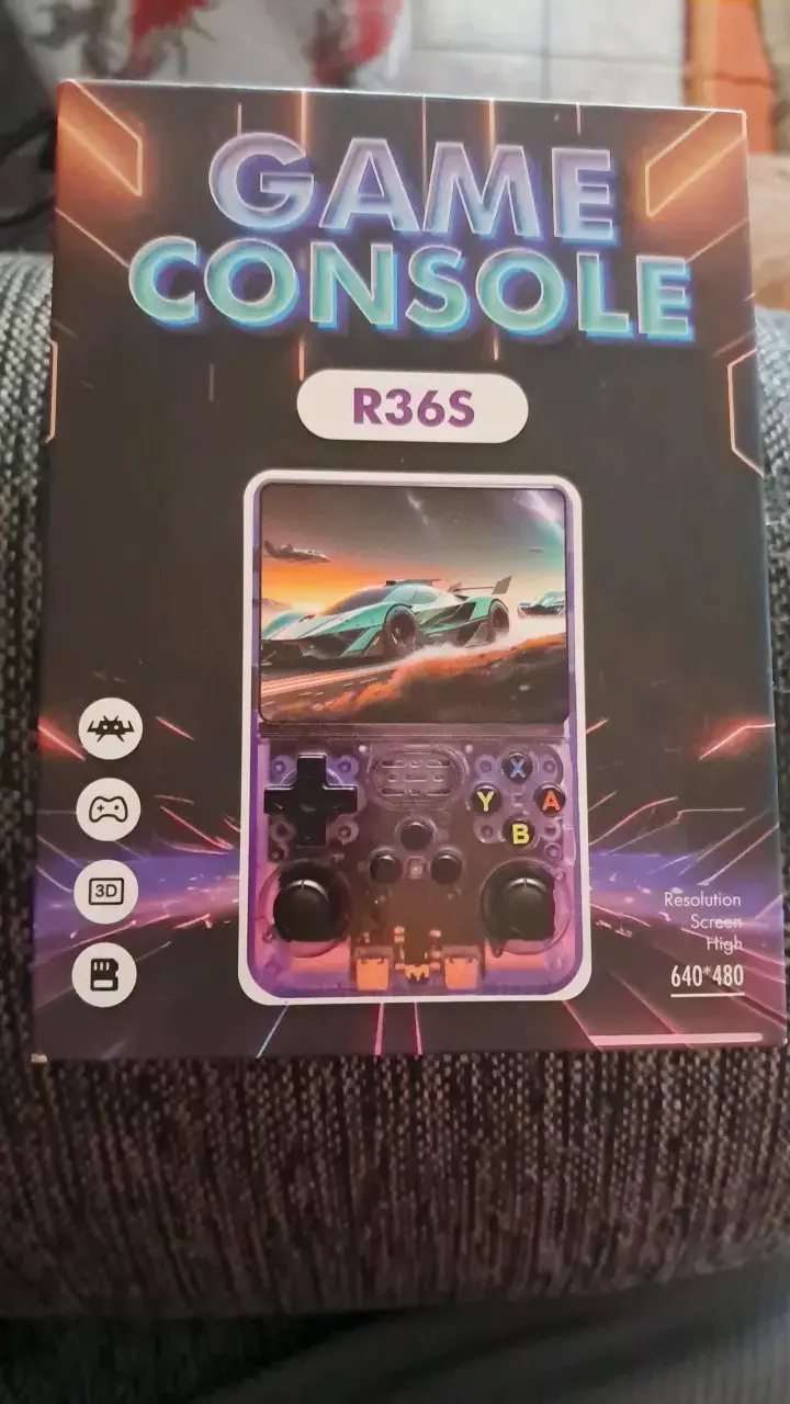 Consola de Juegos Portátil R36S Roja - 2