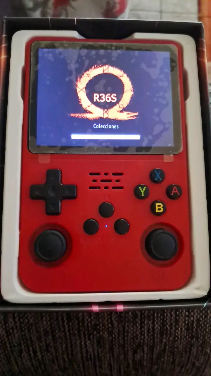Consola de Juegos Portátil R36S Roja - 5