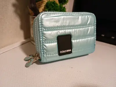 Monedero Colorina acolchado azul claro - miniatura 1