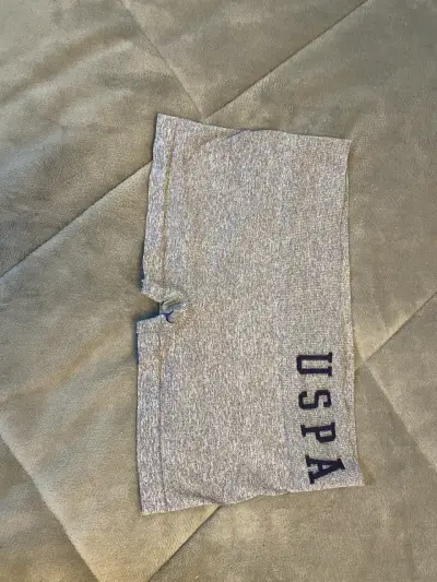 Shorts deportivos grises US Polo Assn - miniatura 1