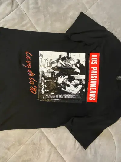 Polera negra Los Prisioneros JC SportWear - miniatura 1