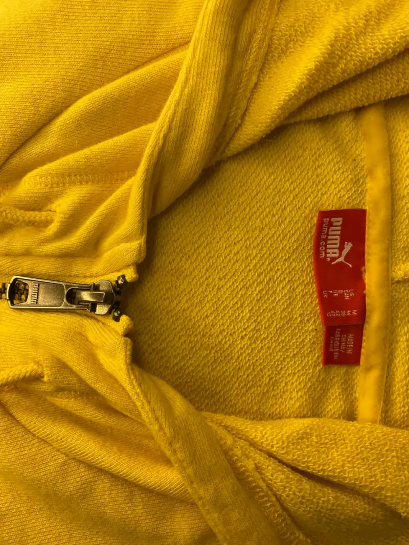 Polerón amarillo con capucha Puma Classic - 2