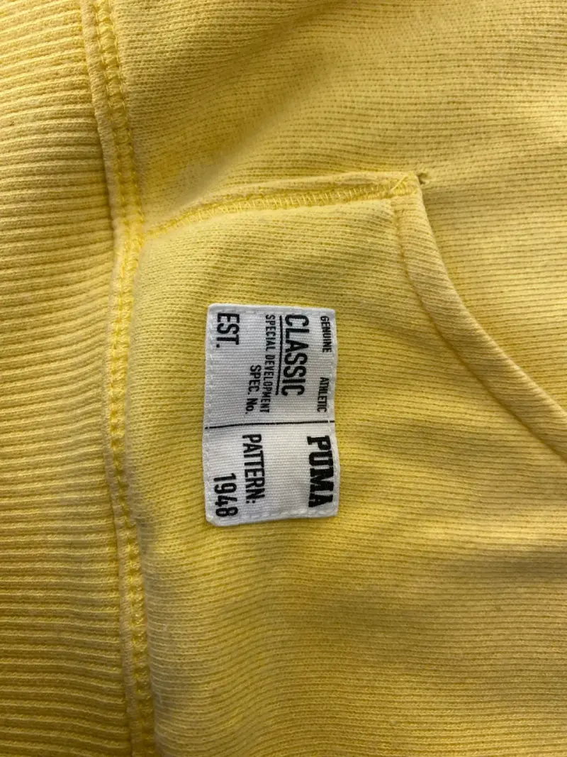 Polerón amarillo con capucha Puma Classic - 3