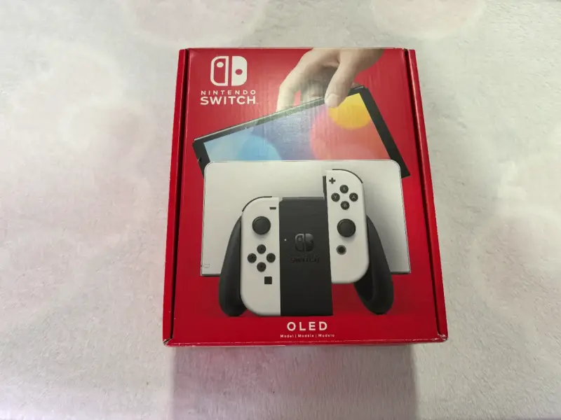 Nintendo Switch OLED Blanca 64GB Completa + Caja - 3