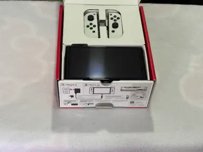 Nintendo Switch OLED Blanca 64GB Completa + Caja - miniatura 4