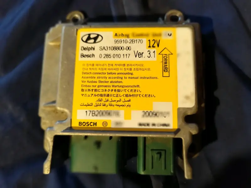 Unidad de Control de Airbag Hyundai Bosch 12V - 1