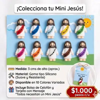 Figuritas Mini Jesús ✨😍 - miniatura 1