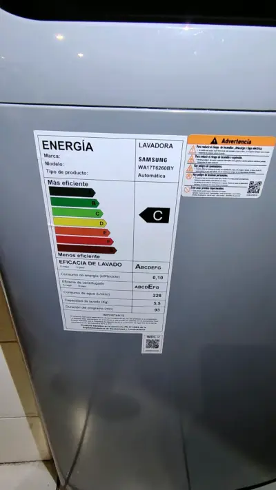 Lavadora Samsung carga superior - miniatura 3