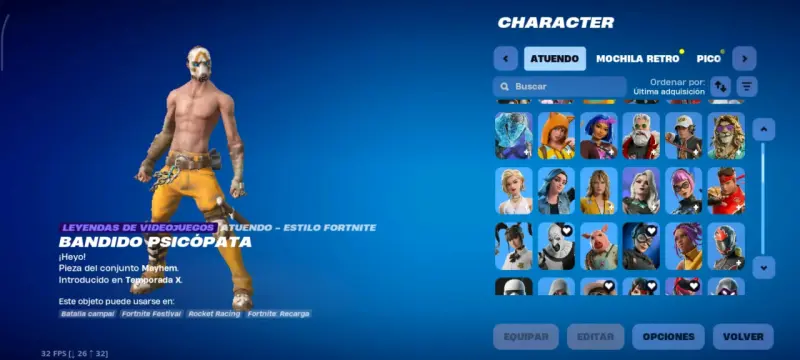 Cuenta fornite - 2
