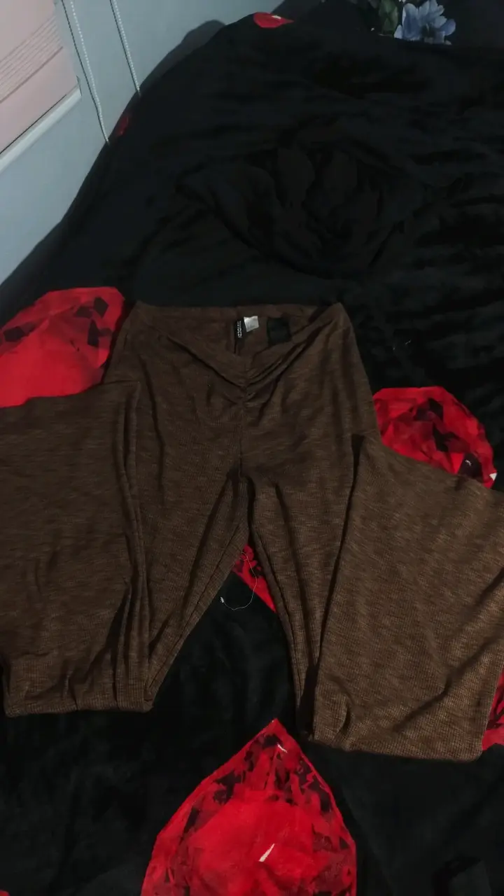 Pantalones marrones de mujer H&M talla l