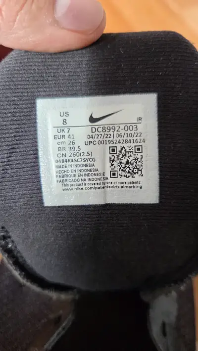 Zapatillas running Nike Revolution 6 negras - miniatura 3