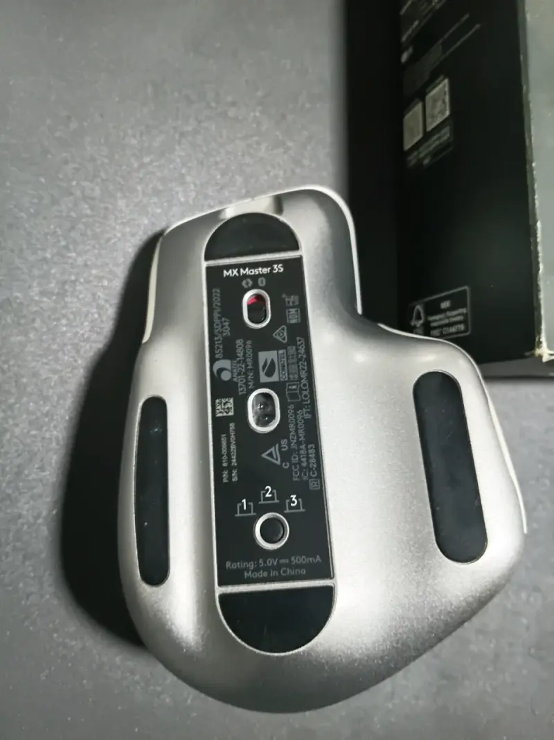 Mouse inalámbrico Logitech MX Master 3S blanco - 3