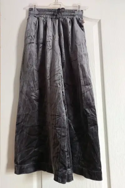 Pantalones anchos grises talla 12 - miniatura 2