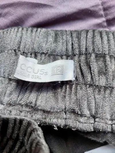 Pantalones anchos grises talla 12 - miniatura 3