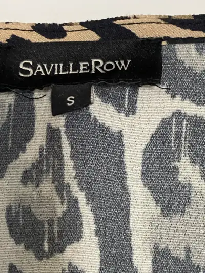 Vestido largo animal print Saville Row - miniatura 3