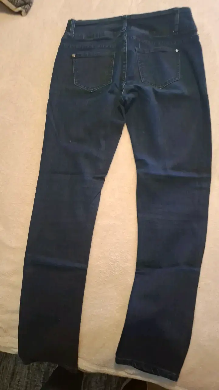Jeans ajustados azul oscuro Brigitte Naux - 3
