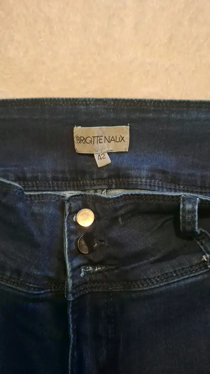 Jeans ajustados azul oscuro Brigitte Naux - 4