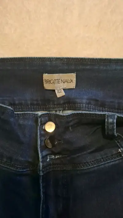 Jeans ajustados azul oscuro Brigitte Naux - miniatura 4