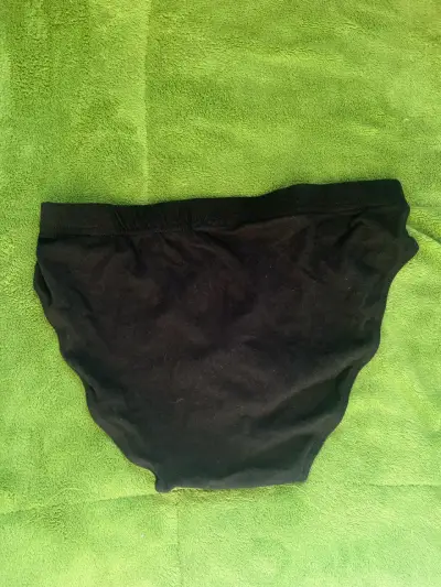 Calzoncillo negro de algodón para hombre - miniatura 2